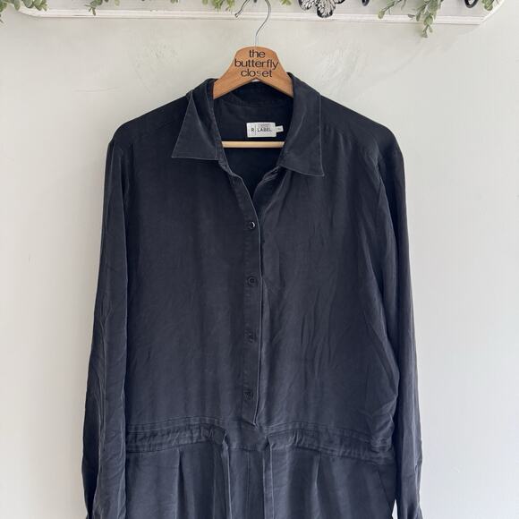 R Label Ralph Lauren 100% Silk Wide Leg Jumpsuit XL AA4607 - Picture 3 of 6